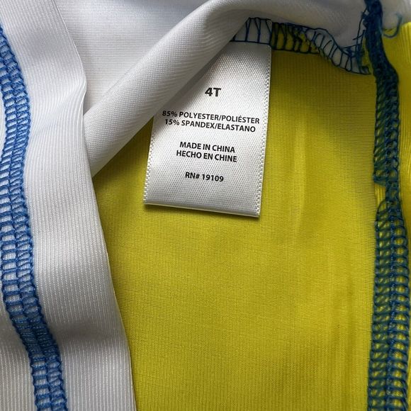 Cocomelon "JJ" Boys‎ 2 Pc Rash Guard Set 4T-Short Sleeve Top-Swim Shorts - Picture 6 of 14